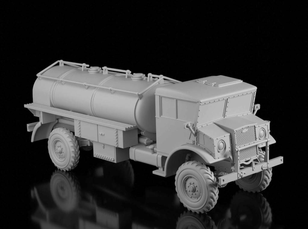CMP C60L Fuel Tanker (Wargame3d). Painted Resin Model