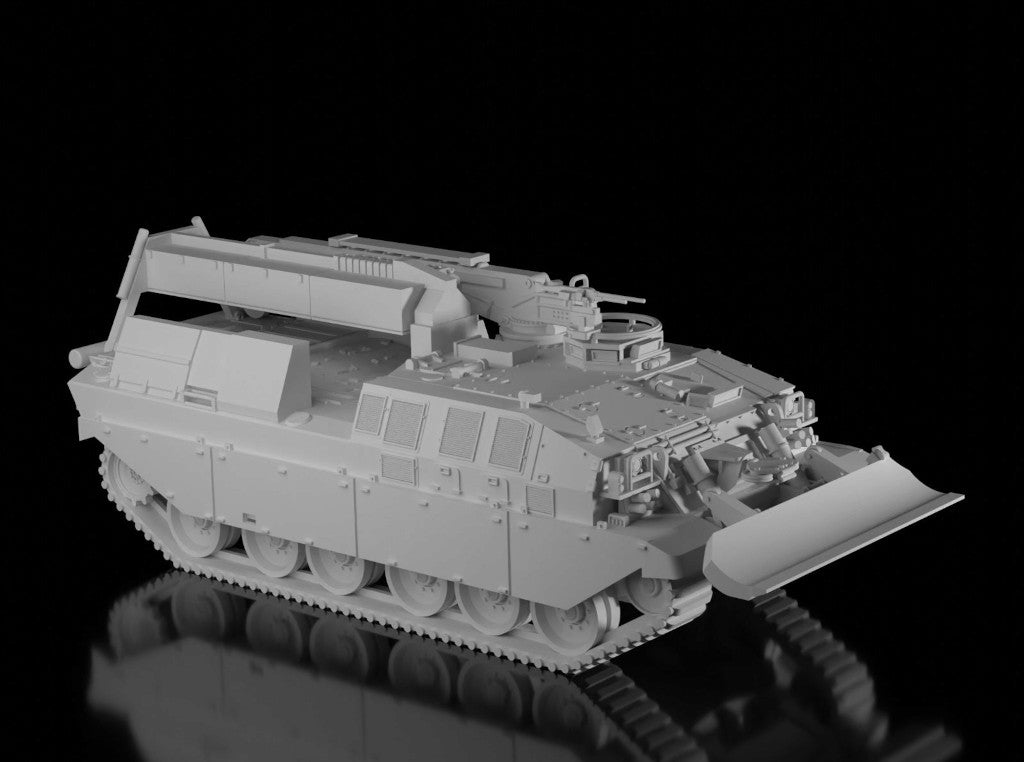 CRARRV Challenger Armoured Recovery Vehicle (Guaro3d). Painted Resin Model