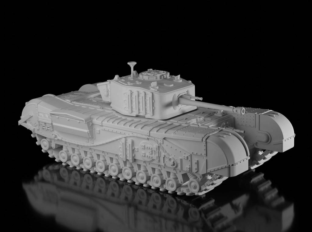 Churchill Mk.VII 75mm (Wargame3d)