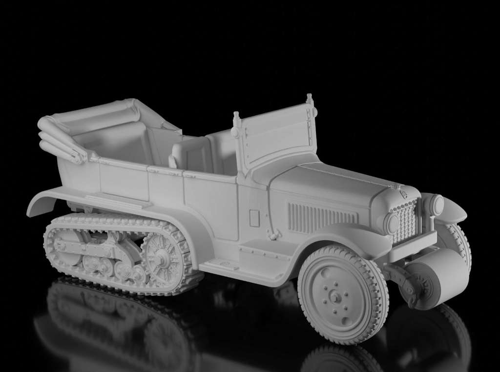 Citroen-Kegresse P.19. Painted Resin Model