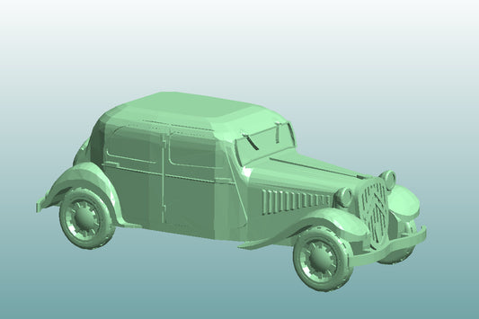 WW2 French Civillian Citroen CV 11. UnPainted Resin Model