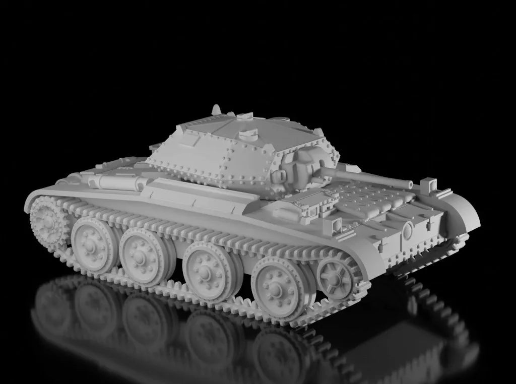 JOBLOT 7 X British Tanks. Scale 1/144. Unpainted Resin