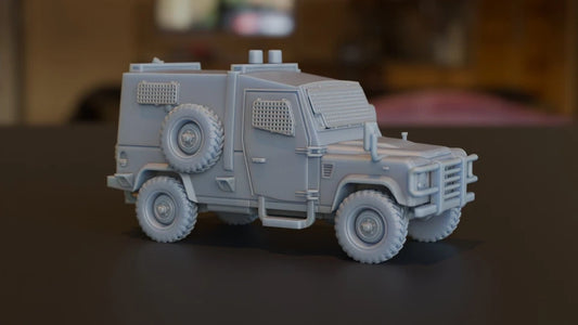 Israeli MDT David Land Rover 110. Painted Resin Model