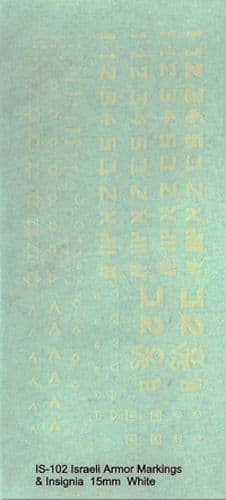 Israeli Armour Markings [1/100]