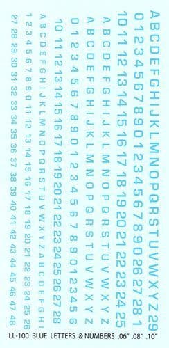 Blue Letters and Numbers [1/76-1/285]