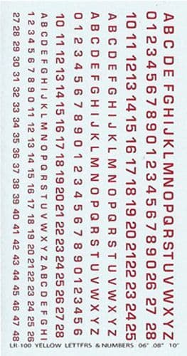 Red Letters and Numbers [1/76-1/285]