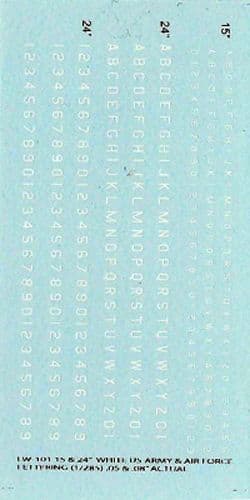 US Army Lettering (white) [1/285]
