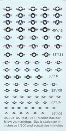 Post-War US Star and Bar Insignia [1/285]