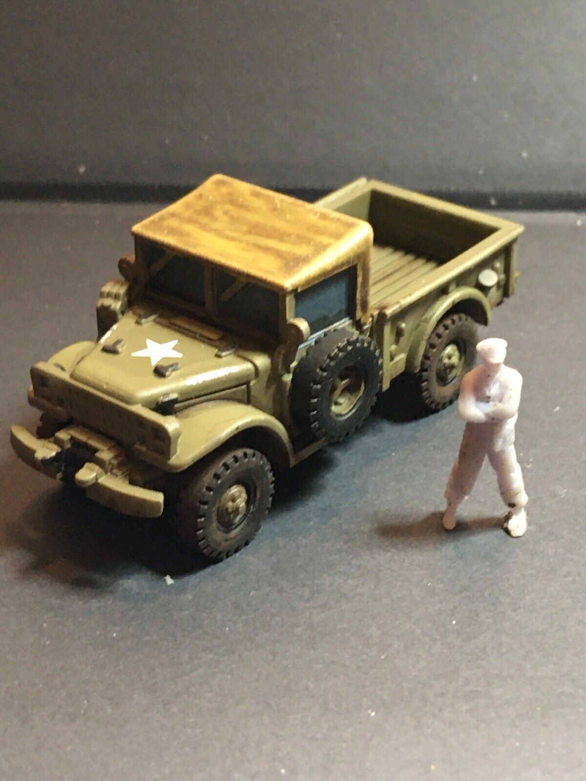 American Post War Dodge M37 3/4 Ton. Painted Resin Model