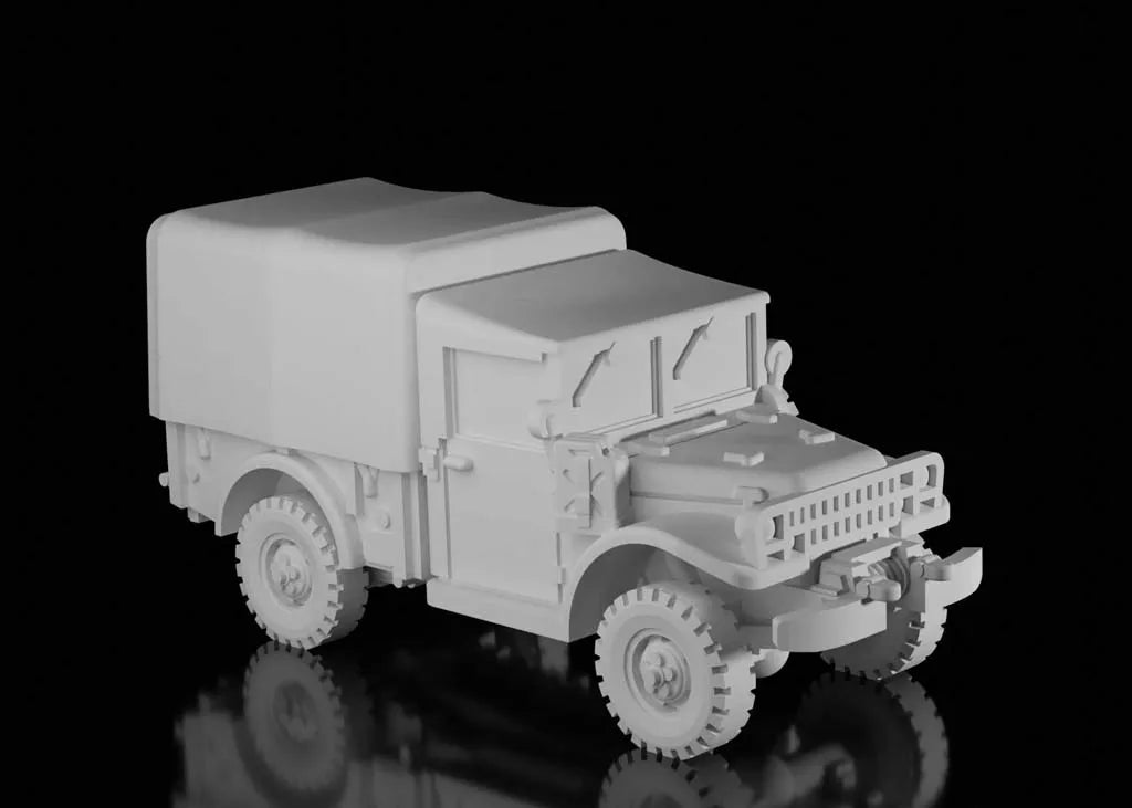 American Post War Dodge M37 3/4 Ton. Painted Resin Model