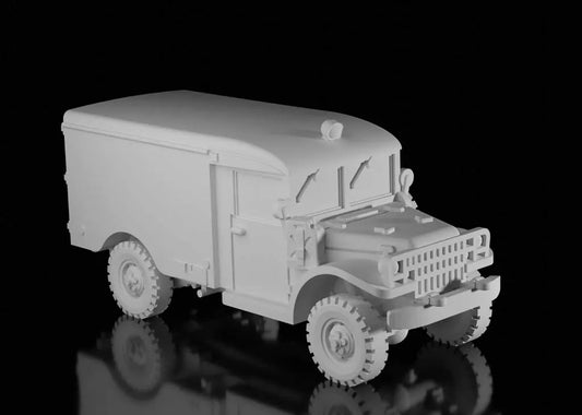 American Post War M43 Ambulance. Painted Resin Model