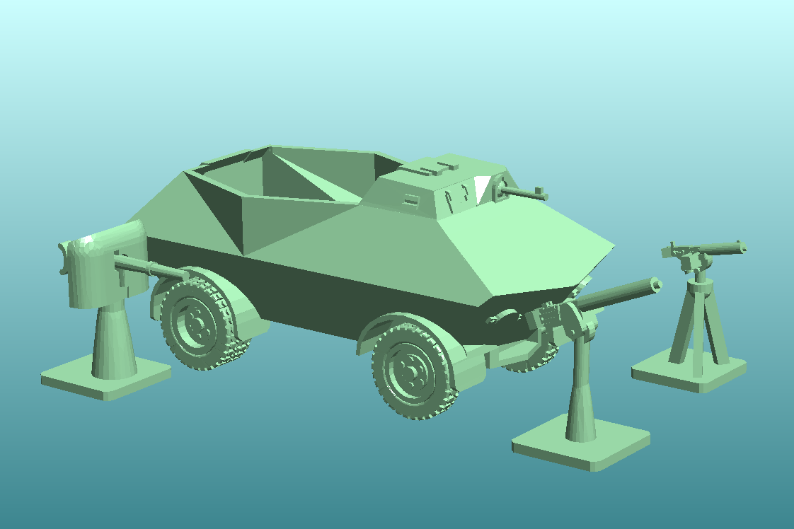 Dutch K.N.I.L. Bratt Overvalwagen APC