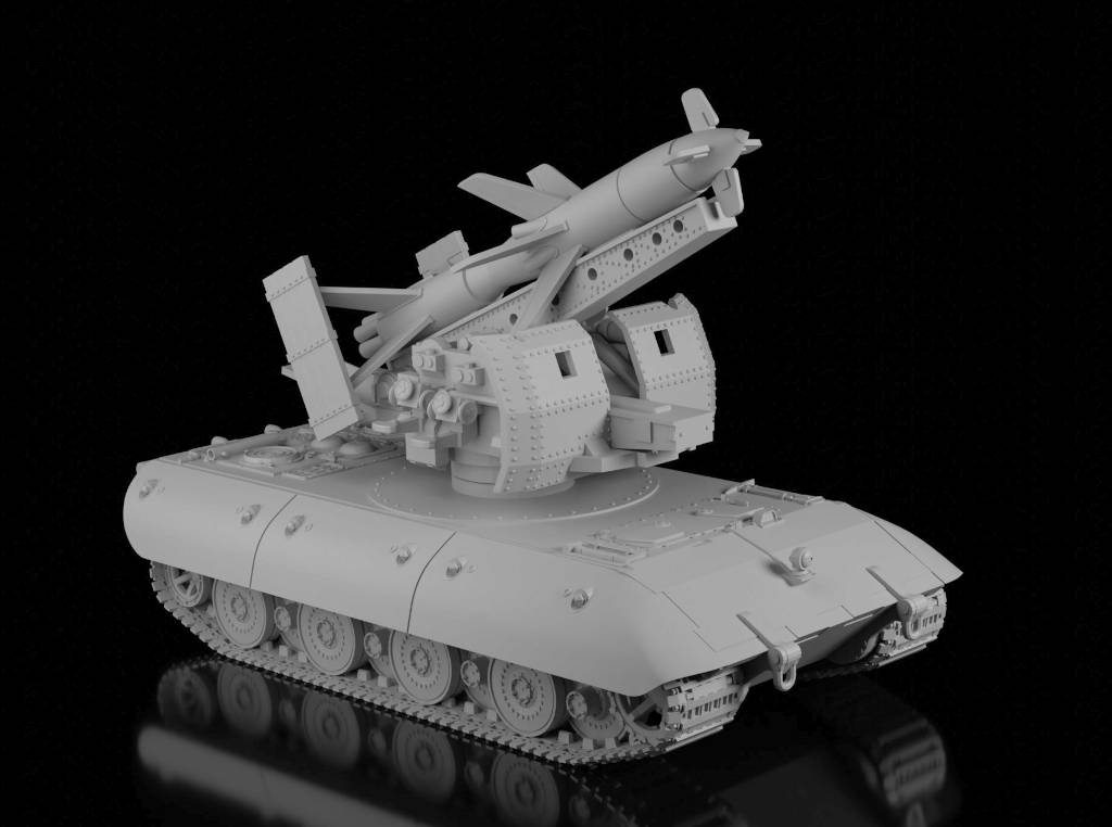 E-100 Rheintochter What-If? (Ramzay1945). Painted Resin Model
