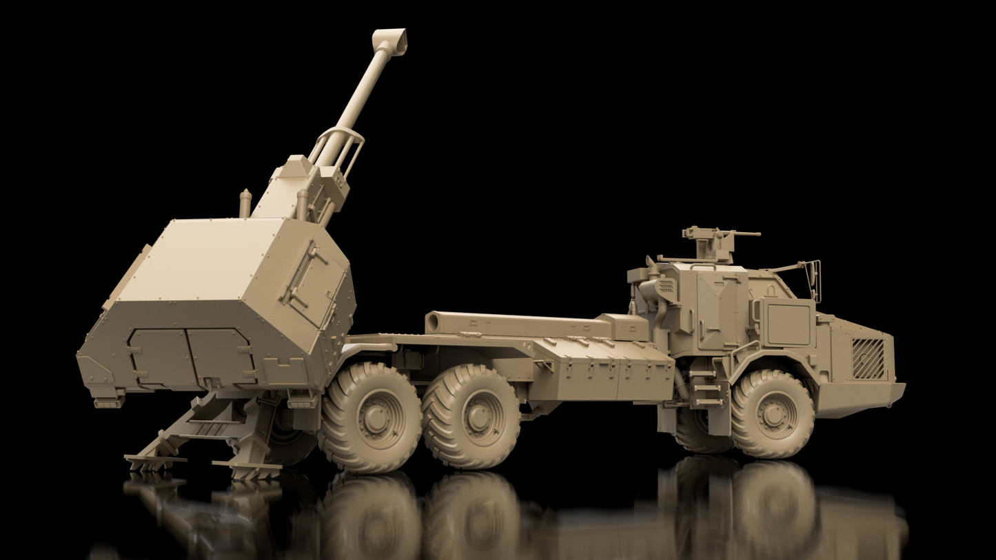 Swedish Archer Artillery System - Deployed. Painted Resin Model