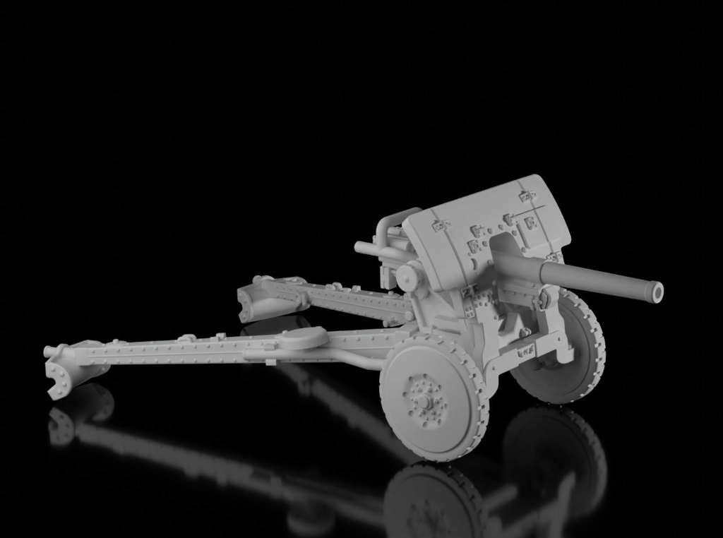 FRC 47mm Anti-Tank Gun (Firing Configuration)