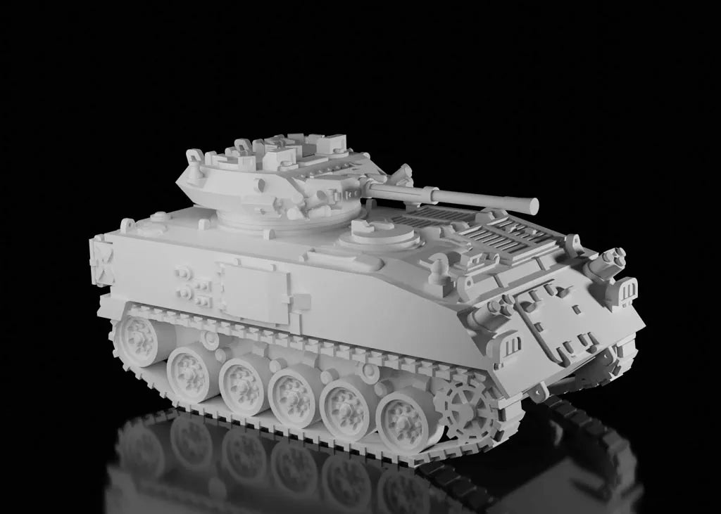 British Post War FV432 Rarden 30mm. Painted Resin Model