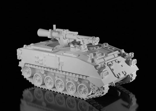 British Post War FV432 Wombat. Unpainted Resin Model