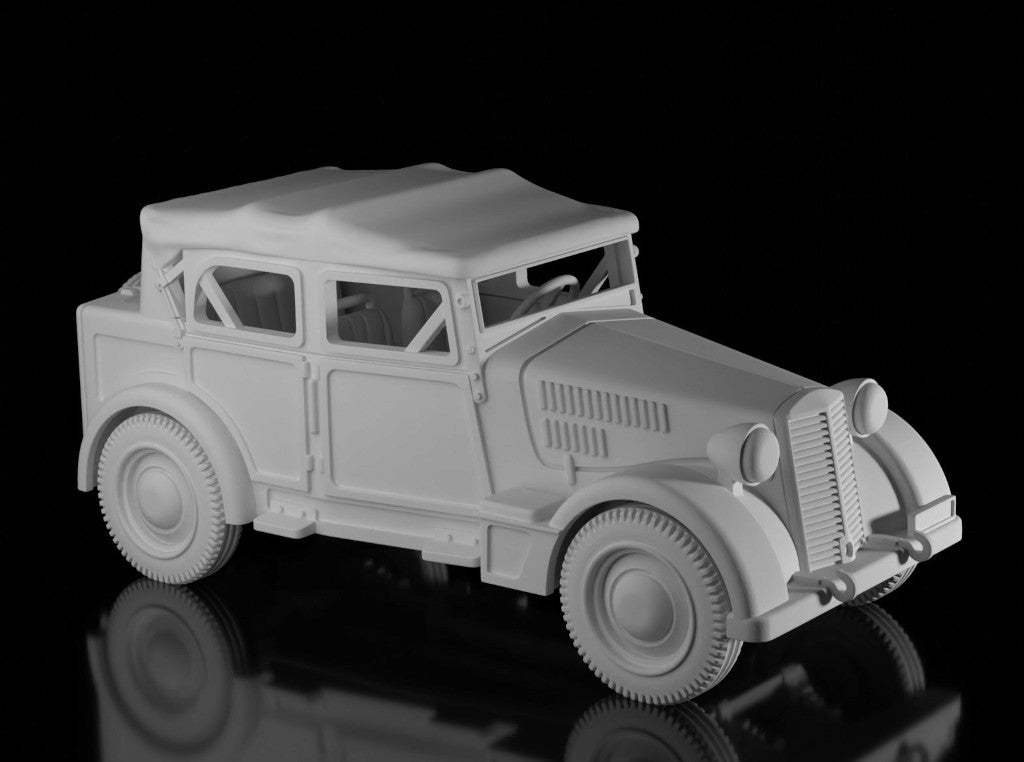 Fiat 508 CM Coloniale (Wargame3d). Painted Resin Model