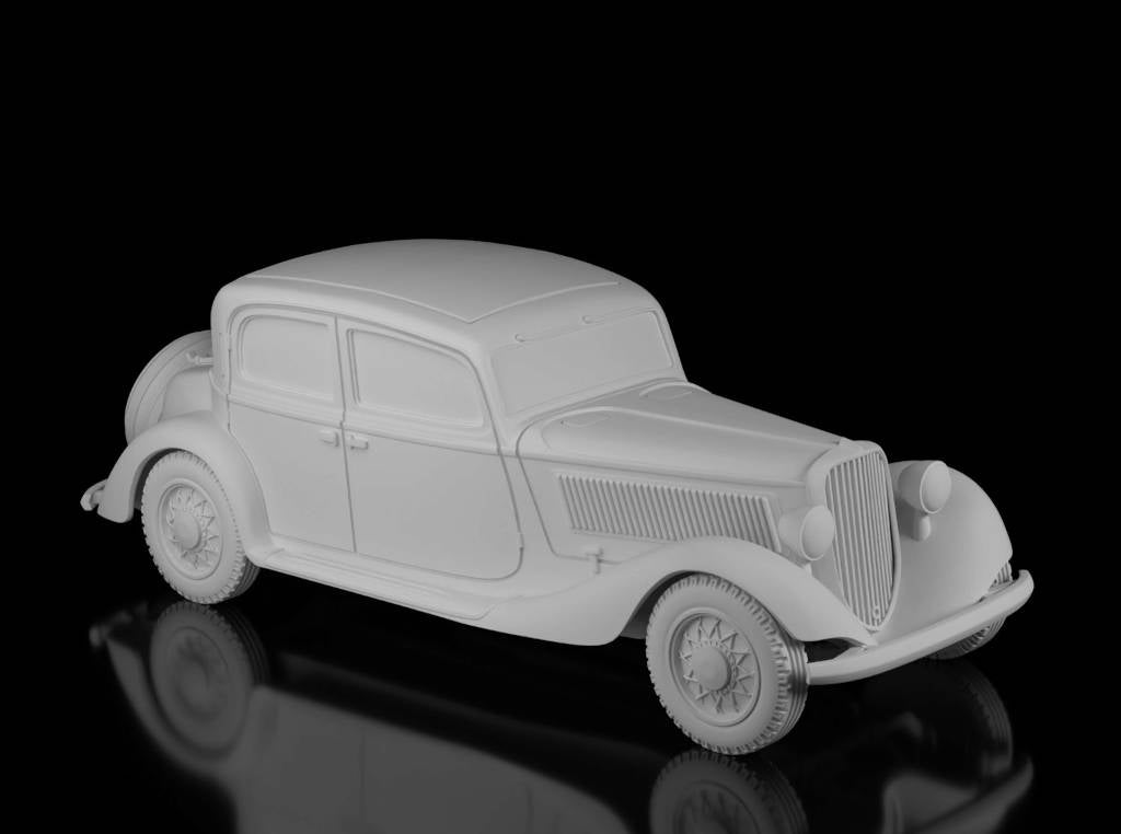 Fiat 527 Ardita 2500 (Wargame3d). Painted Resin Model