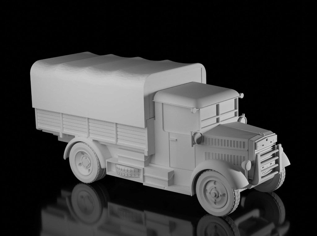 Fiat SPA 38R - Covered. Painted Resin Model