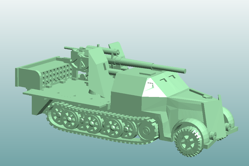 SdKfz 8 with 8.8 cm Flak 18 "Flakbus"