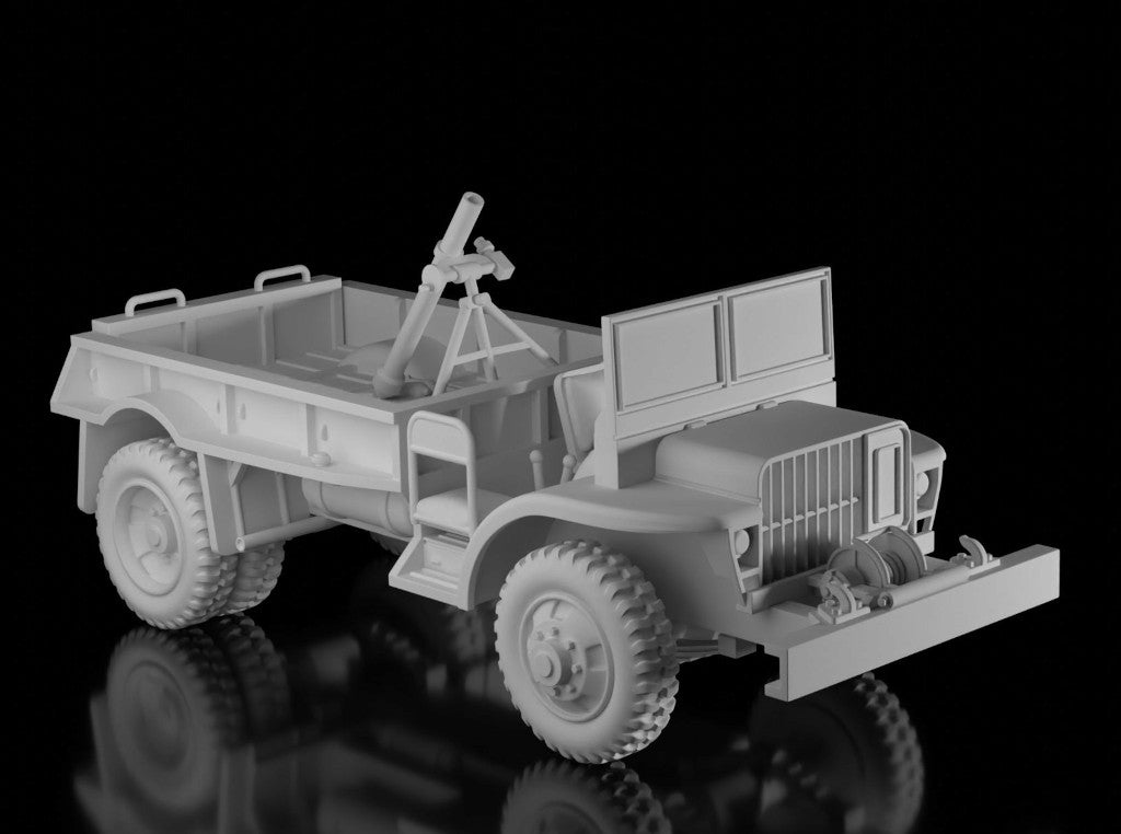 Ford GTB "Burma Jeep" with Mortar