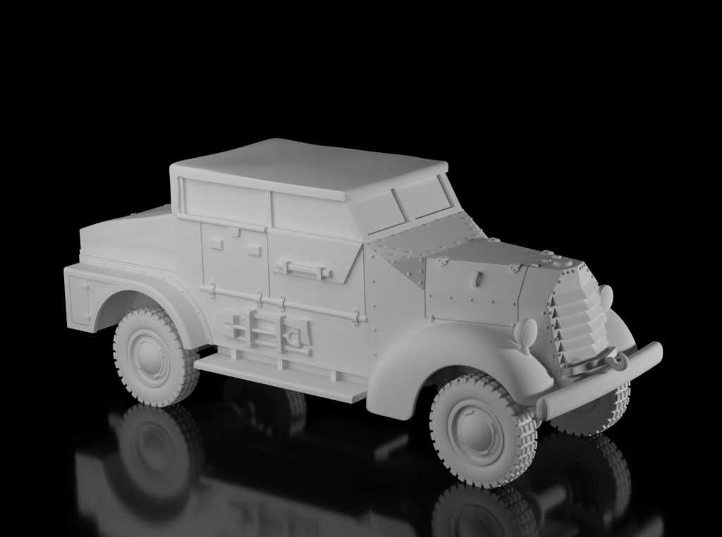 Ford Marmon-Herrington Armoured Truck (Solid Windows)