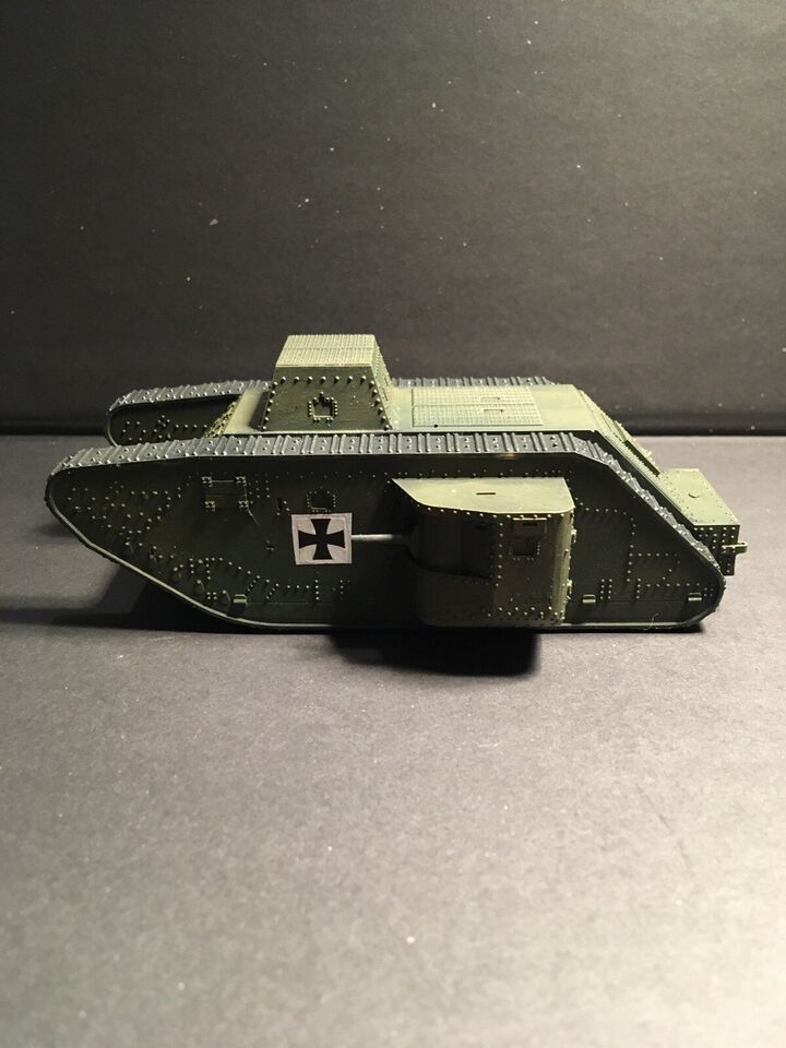 WW1 German A7V-U. Painted Resin Model