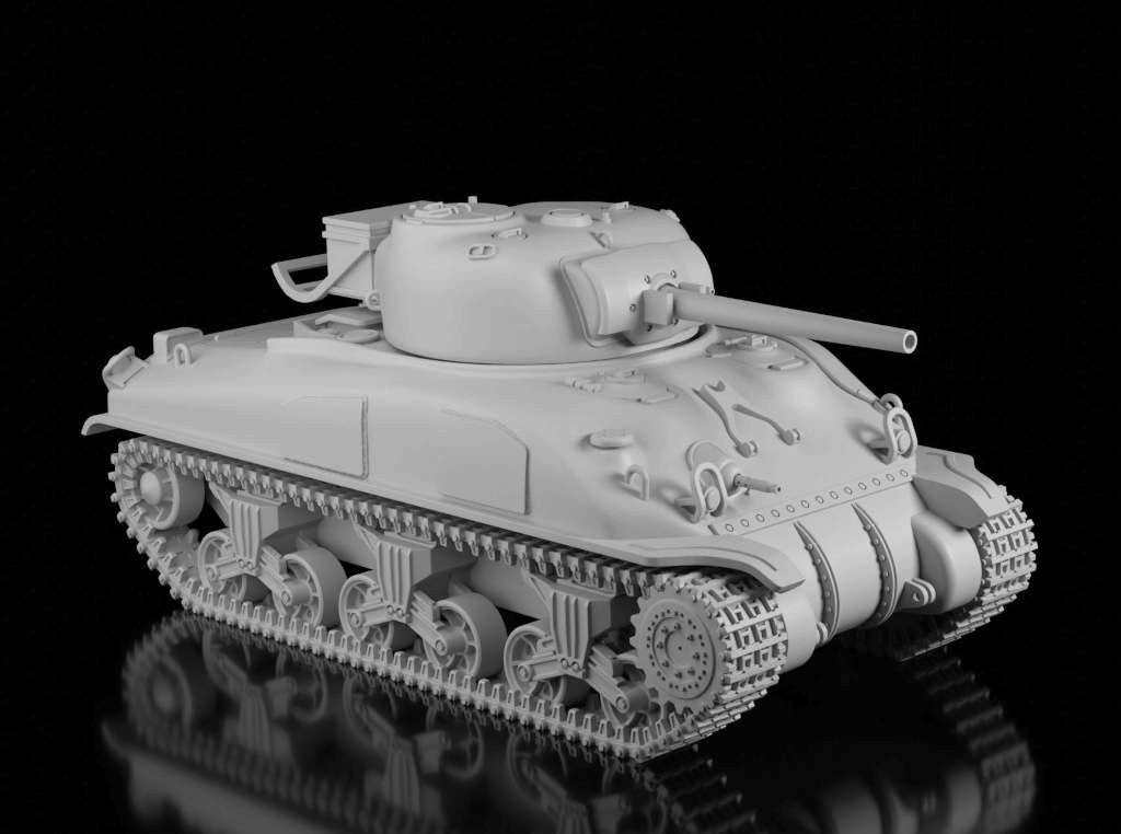 Grizzly Mk.1 (Wargame3d). Painted Resin Model