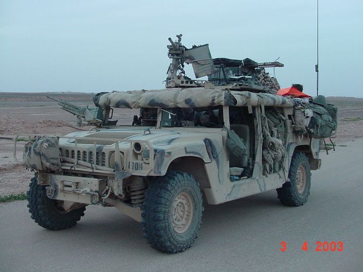American HUMVEE Special Forces Version. Painted Resin Model