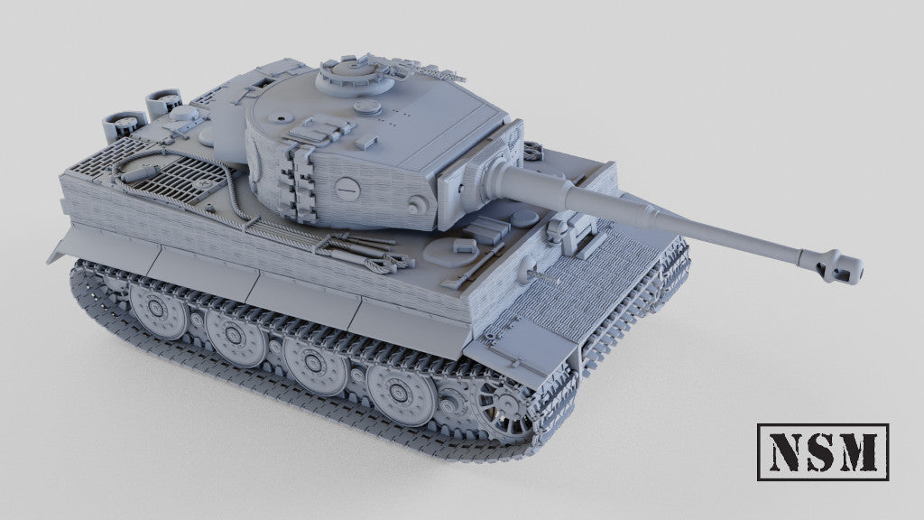 Tiger I with Zimmerit (Night Sky Miniatures)