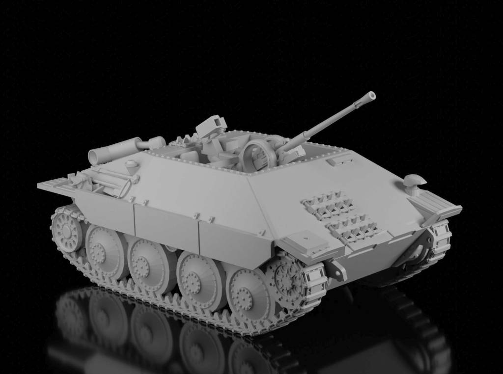 2cm Flak 38 Auf Bergepanzer 38(t) (Ramzay1945). Painted Resin Model