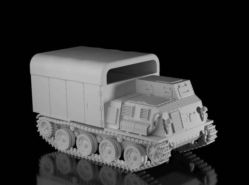 Type 1 Ho-Ki Armoured Personnel Carrier-Covered (TigerAce1945). Painted Resin Model
