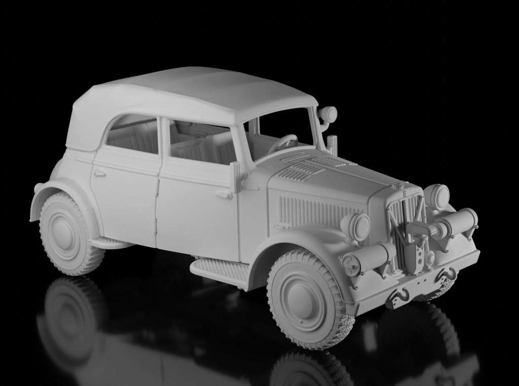 Horch 901/40 (Rommel's Staff Car) Roof Up