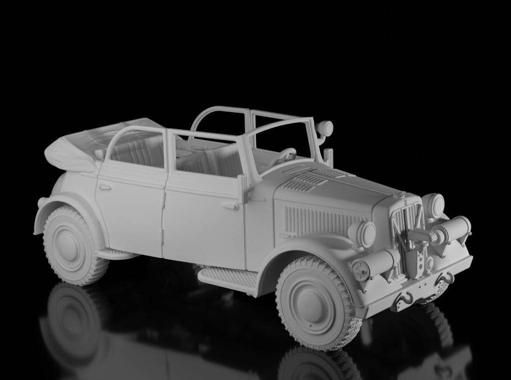 Horch 901/40 (Rommel's Staff Car) Roof Down