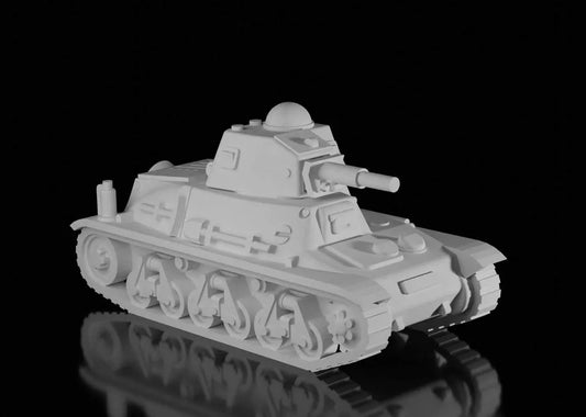 WW2 French Hotchkiss H-39. UnPainted Resin Model