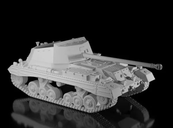 WW2 British 17 Pounder Valentine Mk.I Archer. Unpainted Resin Model