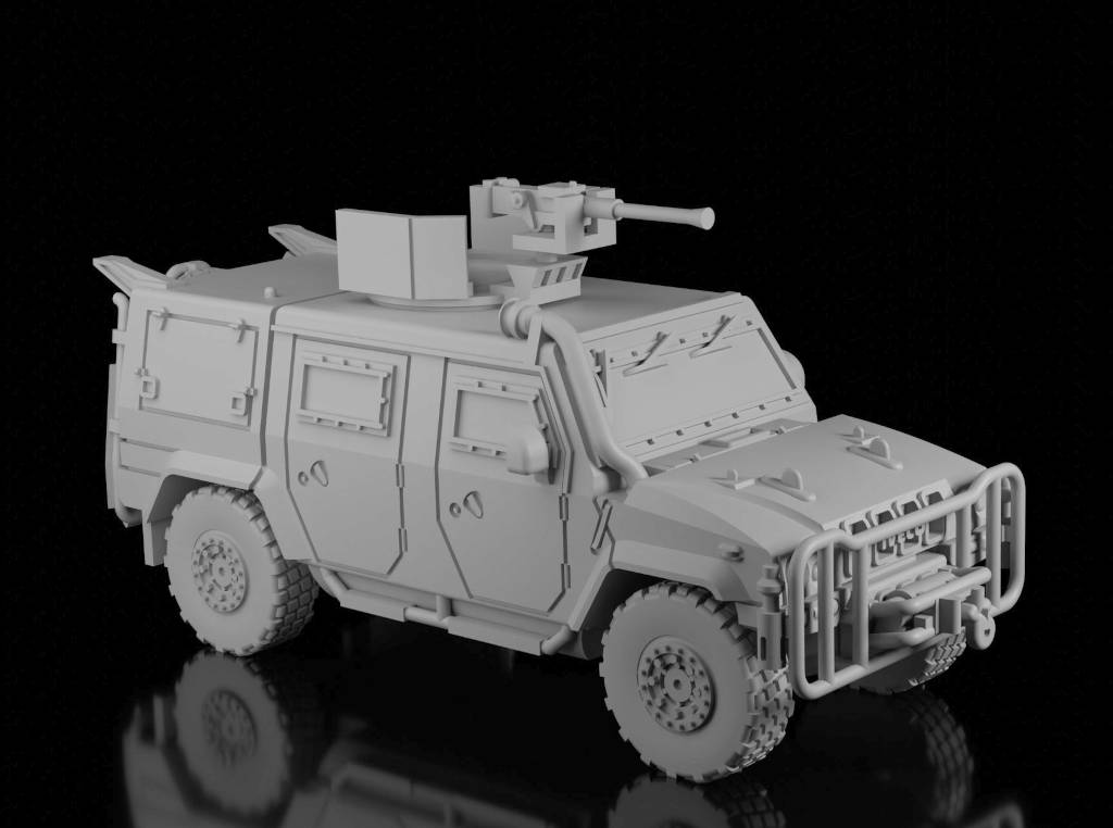 IVECO LMV (Guaro3d). Painted Resin Model