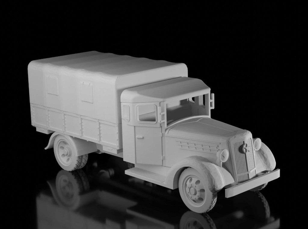 Type 97 Isuzu Truck (Roof Up - Covered Bed)