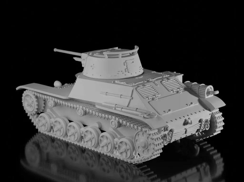 WW2 Japanese Type 2 Ke-To Light Tank. UNPainted Resin Model