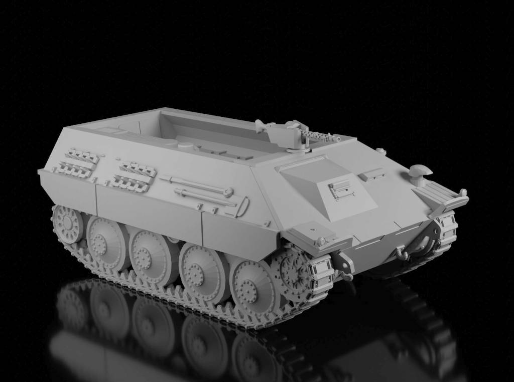 Katzchen APC (Ramzay1945). Painted Resin Model