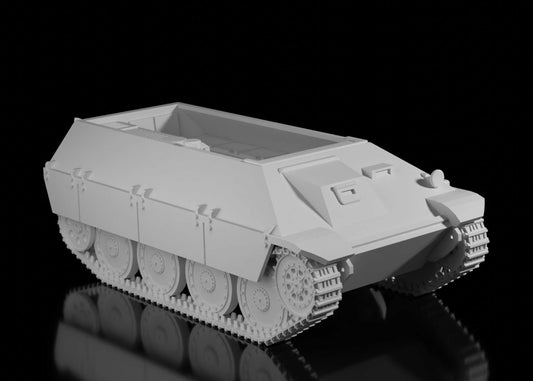 WW2 German Katzchen APC. Unpainted Resin Model