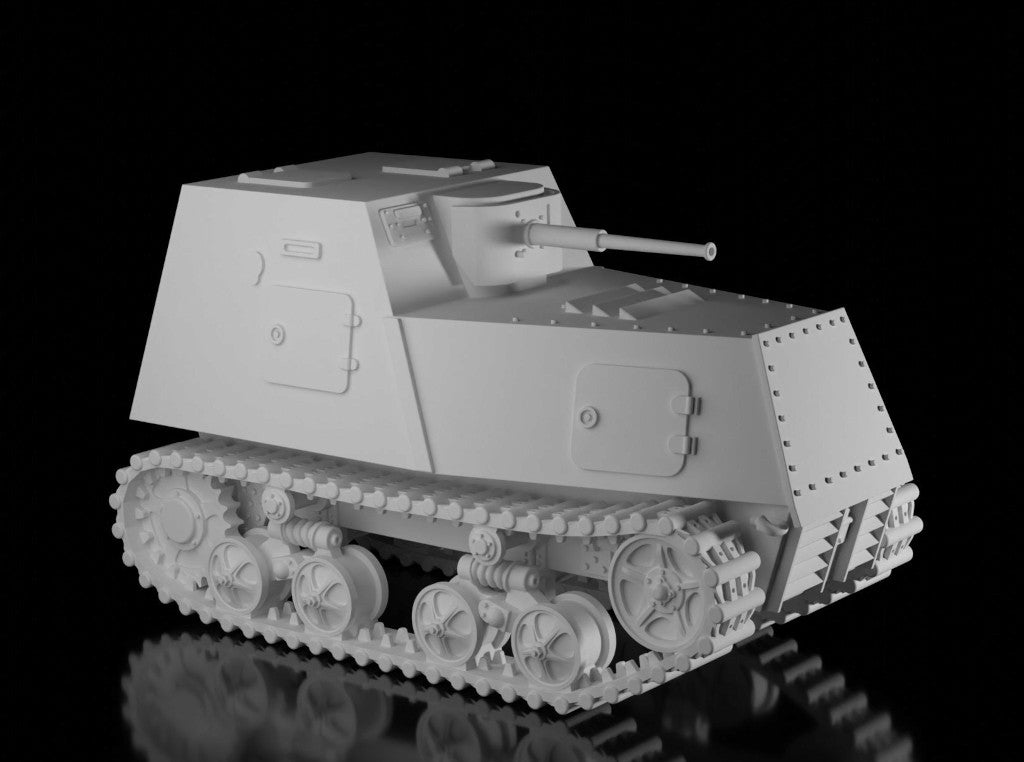 KhTZ-16 Light SPG (Wargame3d). Painted Resin Model