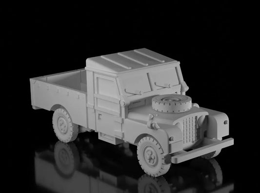 British Post War Land Rover Series 1 Pick Up. Painted Resin Model