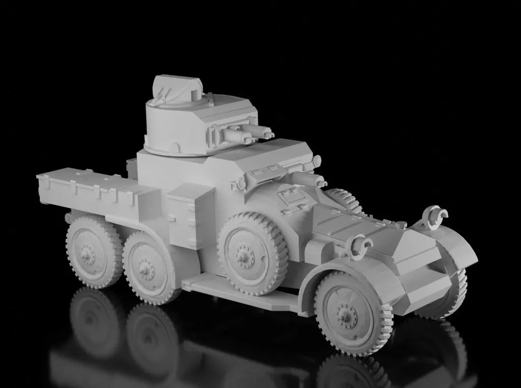 British Interwar Lanchester Mk.II. Painted Resin Model