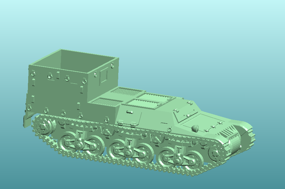 Lorraine 38L Ammunition Tractor - Open