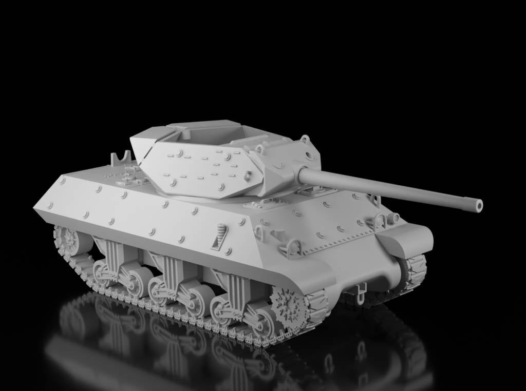 M10 Wolverine - Early (Arvernes Miniatures). Painted Resin Model