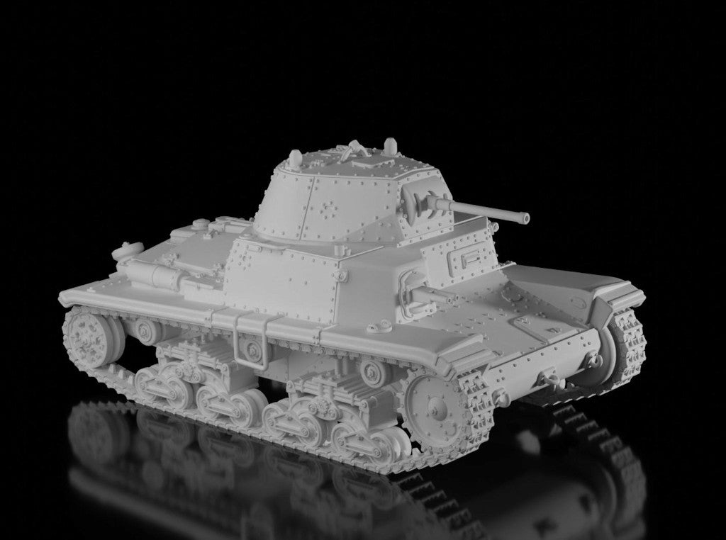 Carro Armato M14/41. Painted Resin Model