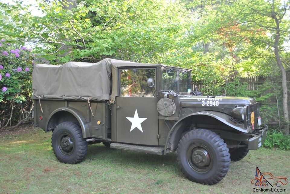 American Post War Dodge M37 3/4 Ton. Painted Resin Model