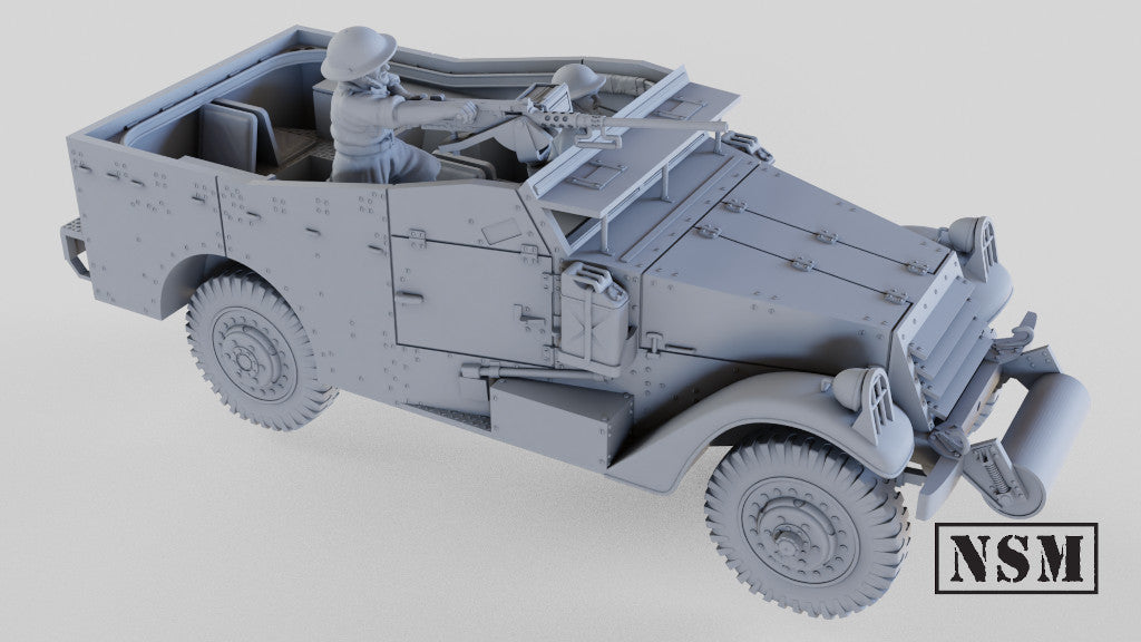 M3A1 Scout Car - 8th Army (Night Sky Miniatures)